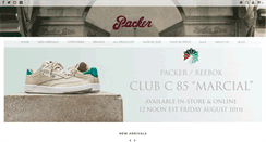 Desktop Screenshot of packershoes.com